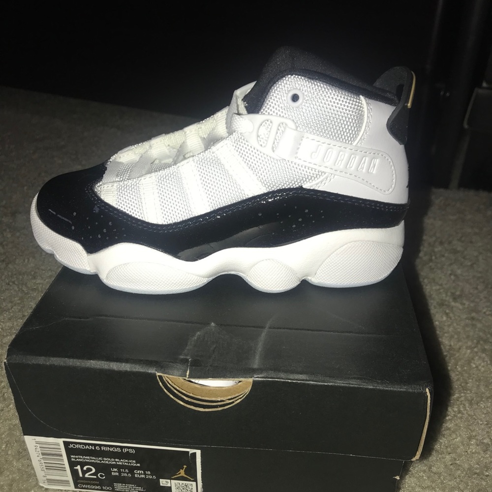Jordan 6 rings size 12c kids